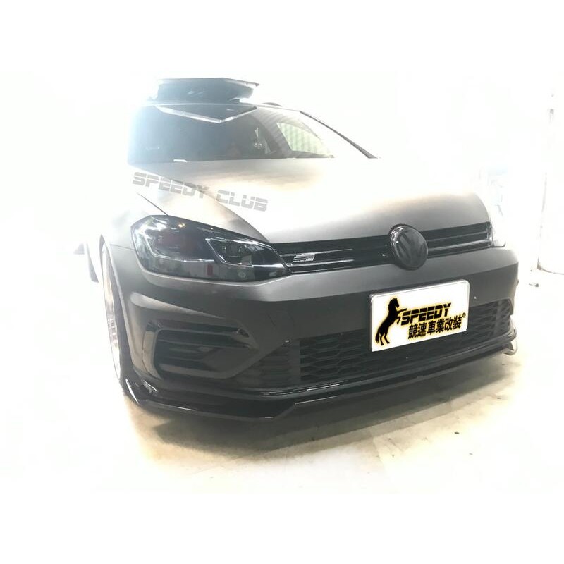 福斯 VW GOLF 7.5 I R LINE 前下巴另 碳纖維 carbon