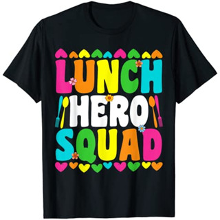 學校午餐英雄小隊搞笑自助餐廳工人 S T 恤