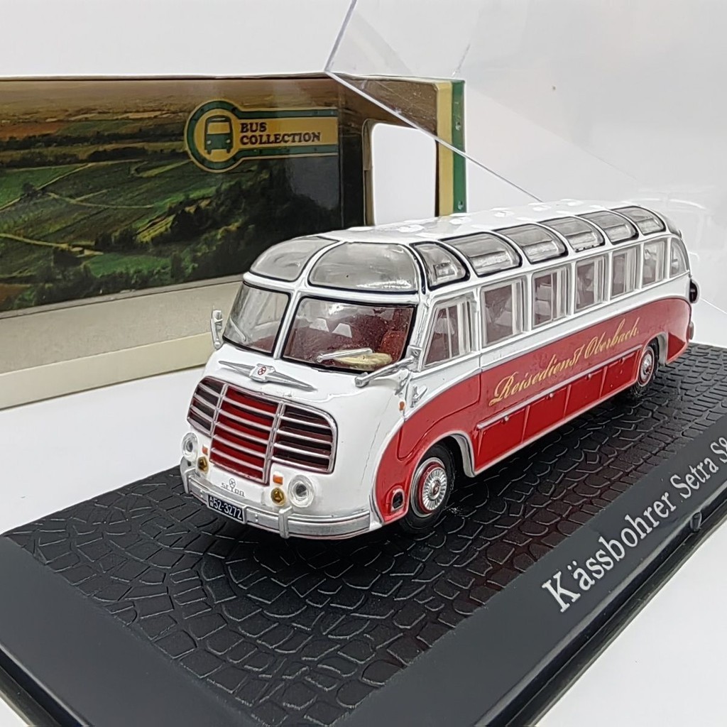 ATLAS 1/72 Kassbohrer Setra S8 1951 凱斯鮑爾大巴車合金模型