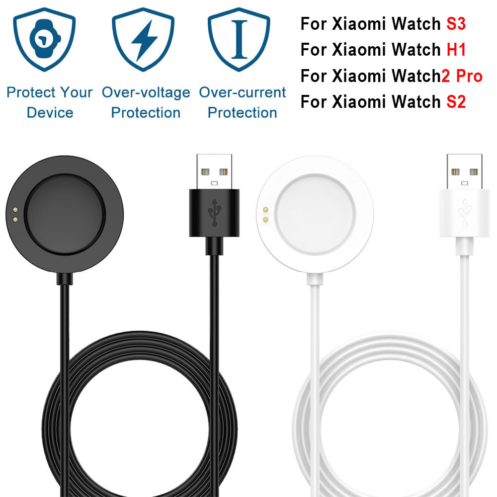 XIAOMI 適用於小米手錶 S3 的 USB 充電器電纜 USB 100 厘米充電電纜適用於小米手錶 H1/Watch