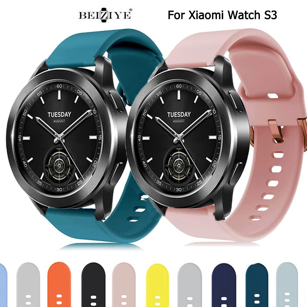 XIAOMI 小米手錶 S3 錶帶矽膠手鍊錶帶