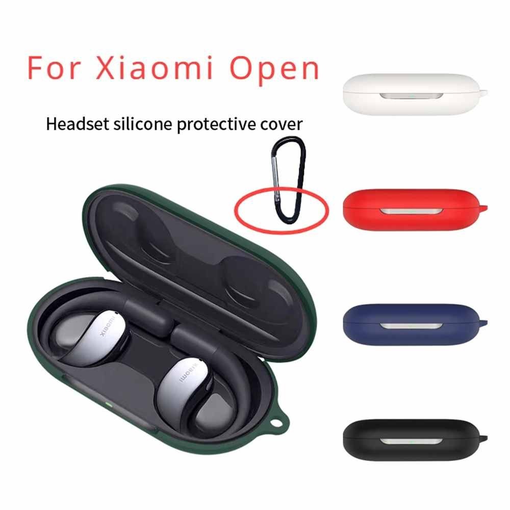 XIAOMI 適用於小米開放式保護多色外殼的小米開放式外殼柔軟簡約便攜式矽膠耳機套