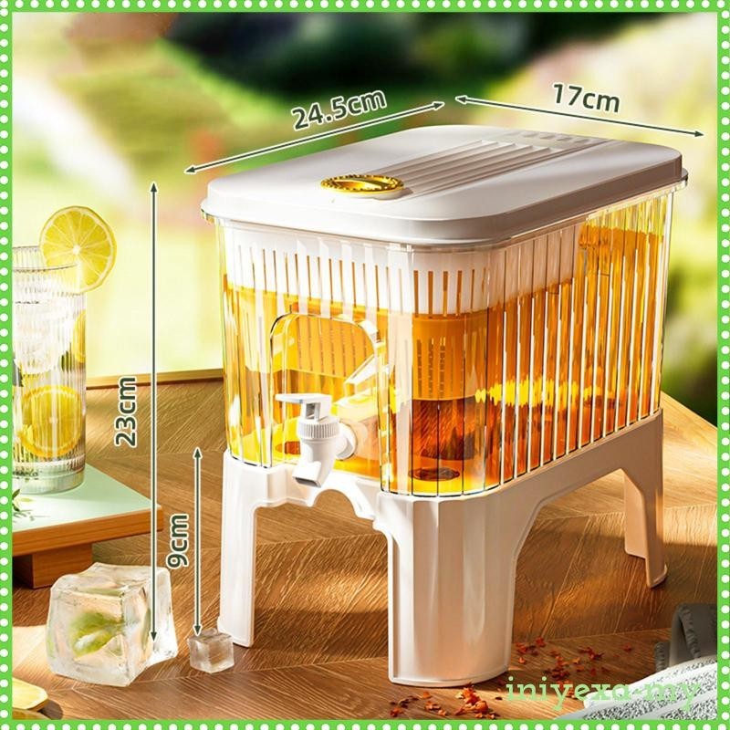[IniyexaMY] 飲料分配器 5L 冷水壺帶水龍頭家用廚房檸檬水