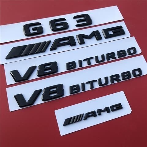 台冠汽車 新款 M.Benz 賓士 奔馳 G級改裝G500車標G63字標AMG車貼G65后尾標V8biturbo側標標