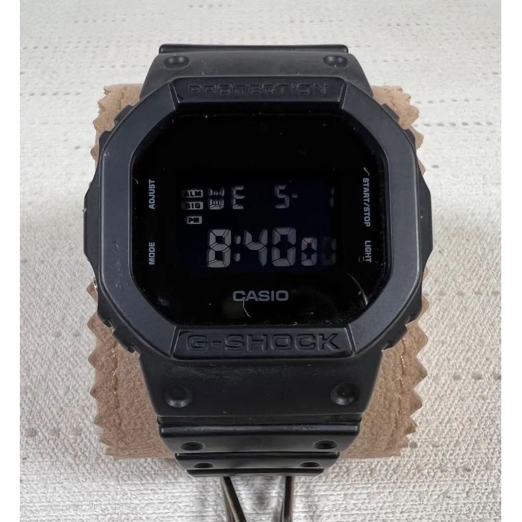 CASIO G-shock 手錶 DW-5600BB G-SHOCK Solid Colors 黑色 日本直送 二手