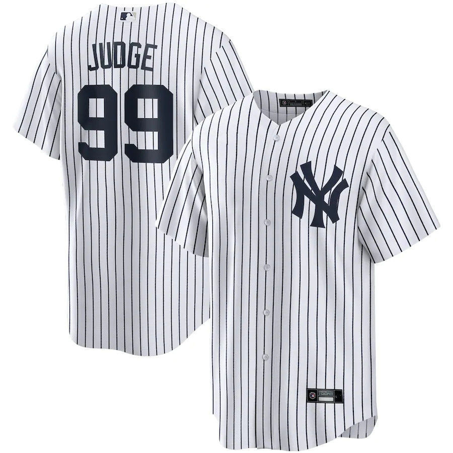 【現貨速發】球衣 美職聯棒球服紐約洋基隊New York99#Aaron Judge球衣刺繡運動服男