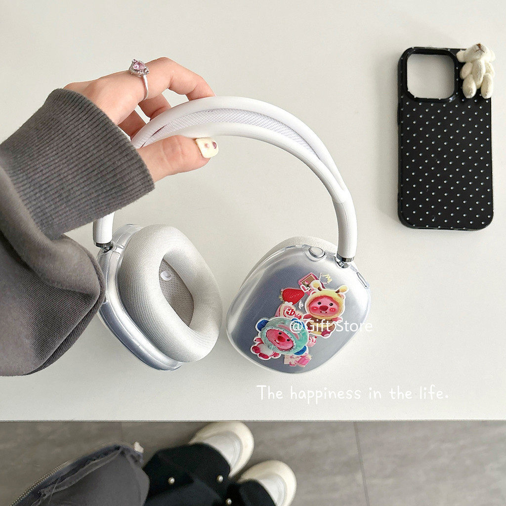 新設計 AirPods Max Protector Apple Max EarPods 透明 TPU 軟殼 AirPod