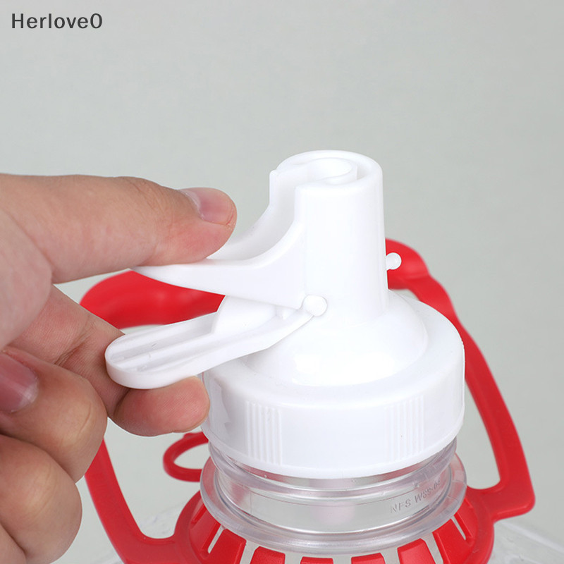 Herlove 飲水機閥門罐桶水龍頭可重複使用龍頭噴嘴螺紋飲水瓶工具 TW