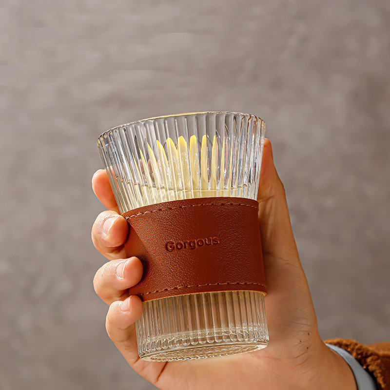 【客製化】【玻璃杯】水杯玻璃杯 訂製logo女生 高顏值ins咖啡 牛奶果汁飲料 禮品廣告杯子