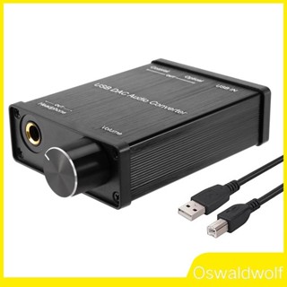 Usb 轉同軸 S/PDIF 光纖 3.5mm/6.3mm 耳機轉換器 USB DAC 數模音頻轉換器,適用於 XP