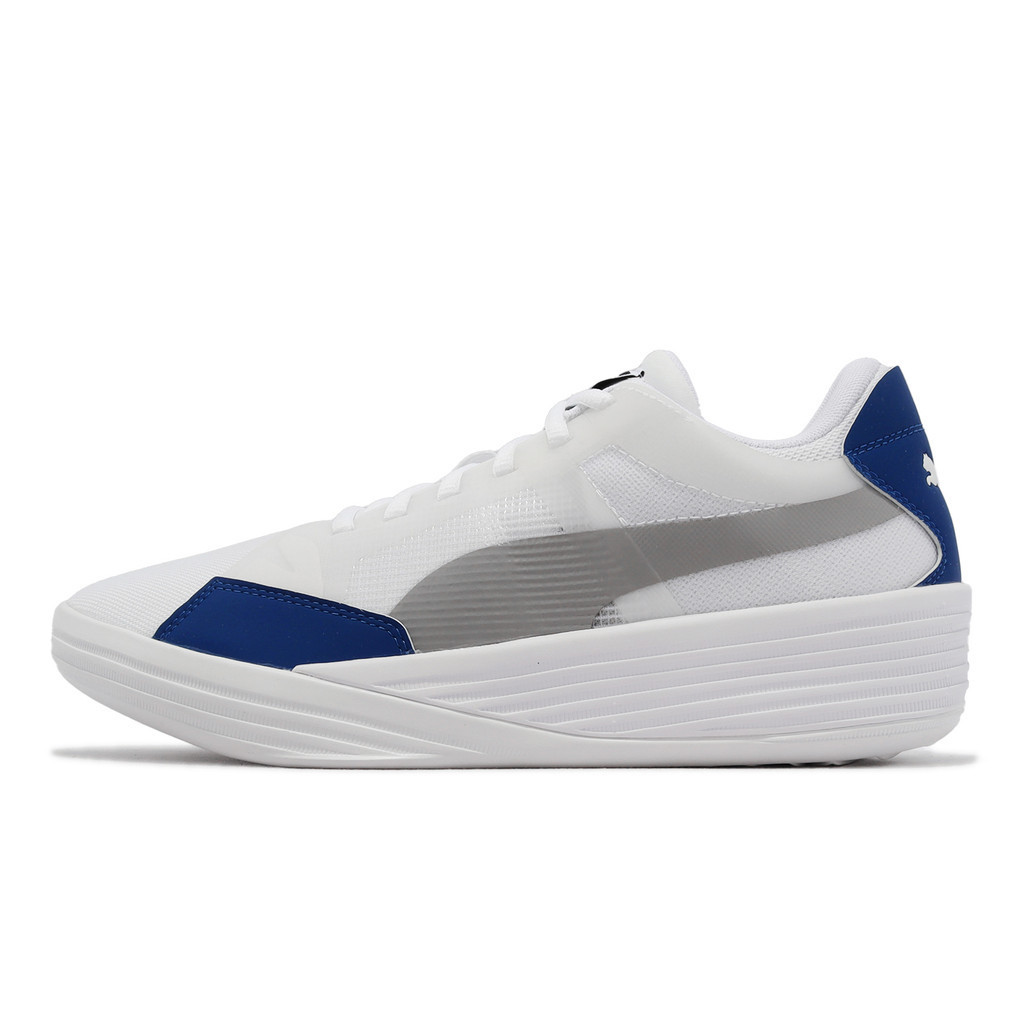 Puma 籃球鞋 Clyde All-Pro Team 白 藍 男鞋 低筒 實戰 運動鞋 【ACS】 19550911