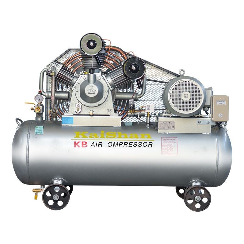 【臺灣專供】開山空壓機KB15礦山高風壓活塞機氣泵30公斤吹瓶機充氣泵壓縮泵