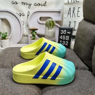 Adifom Superstar Mule “綠色/藍色”休閒拖鞋穆勒鞋男女運動涼鞋
