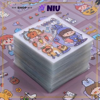 NIU 10/20/50 件 PVC 貼紙,防水透明筆記本裝飾,剪貼簿裝飾 DIY 可愛卡通圖案手機水瓶裝飾兒童男孩女孩