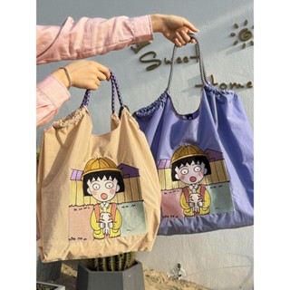 高階感ball GUANchain環保袋精緻刺繡尼龍購物袋手提女士斜揹包