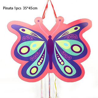 1 件/多件可愛彩色蝴蝶皮納塔 1 件/多件生日派對裝飾 PiñAta 活動派對裝飾女孩男孩孩子喜歡 DIY 皮納塔
