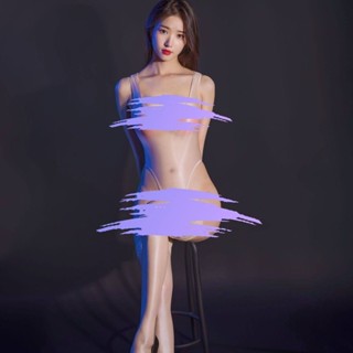 『💕極光系列~高彈絲滑情趣套裝💕』40-75公斤🐸大尺碼性感情趣內衣套裝🎀純欲緊身情趣透明吊帶情趣套裝🌈超薄低