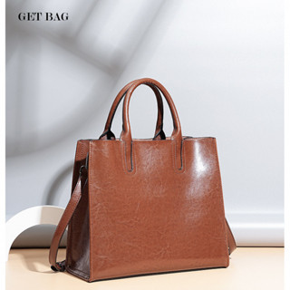 【GET BAG】大容量包包 真皮手提托特大包 通勤電腦包 商務女包 女士公文包