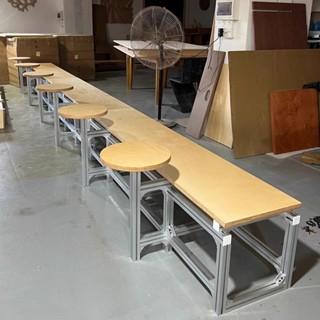 中古樺木咖啡店桌椅商用餐飲小桌子咖啡館ins風方圓桌 休息區桌椅 餐飲桌 吃飯桌子