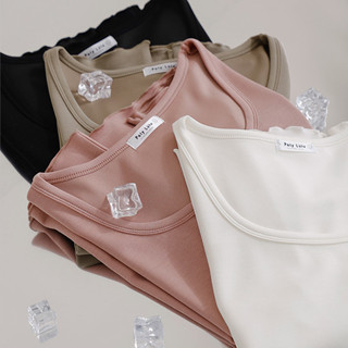 【PolyLulu】 COOL PRO+無重雲朵TEE 中大尺碼上衣 霧粉色
