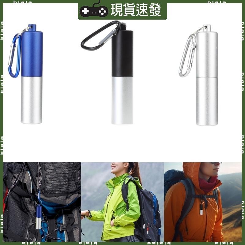 Blala Box 便攜式 USB 手機充電殼 18650 電池座充電盒帶登山扣適用於智能手機