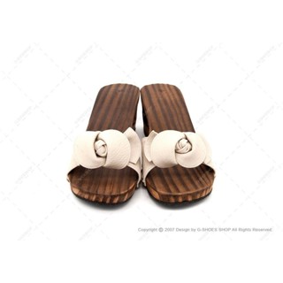 g-shoes shop木鞋工坊木屐D75011-12-1米玫瑰水滴跟涼鞋
