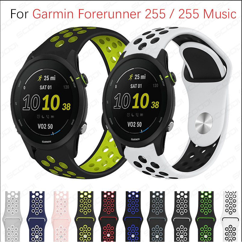 矽膠錶帶適用於Garmin Forerunner 965 955 265 255智能手錶錶帶手鐲
