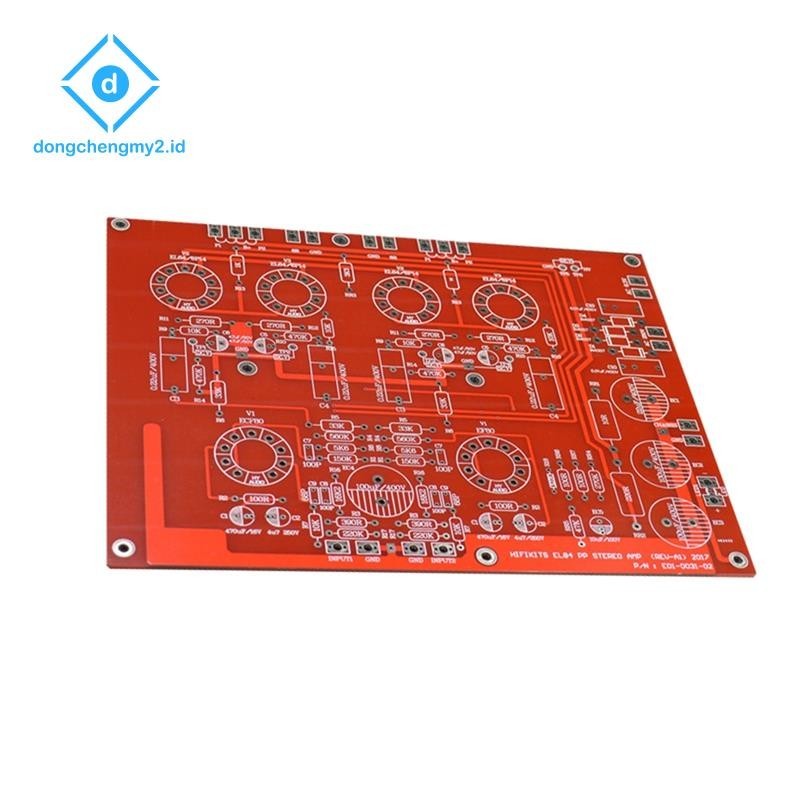 [dongchengmy2]EL84立體聲推拉功放PCB高保真電子管前置放大板套件電路板