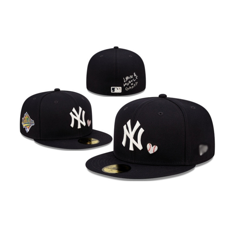 尺寸現貨聯盟時尚平簷帽平沿帽紀念款閉合外貿帽美式 棒球體育《4.21跨境》MLB