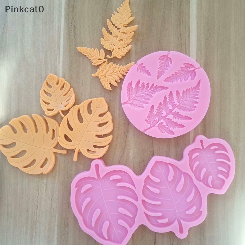 Pinkcat0葉子楓葉矽膠模具軟糖模具diy蛋糕裝飾工具樹脂模具tw