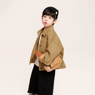 童裝男童外套春裝新款兒童春秋上衣長袖中兒童韓版寬鬆夾克