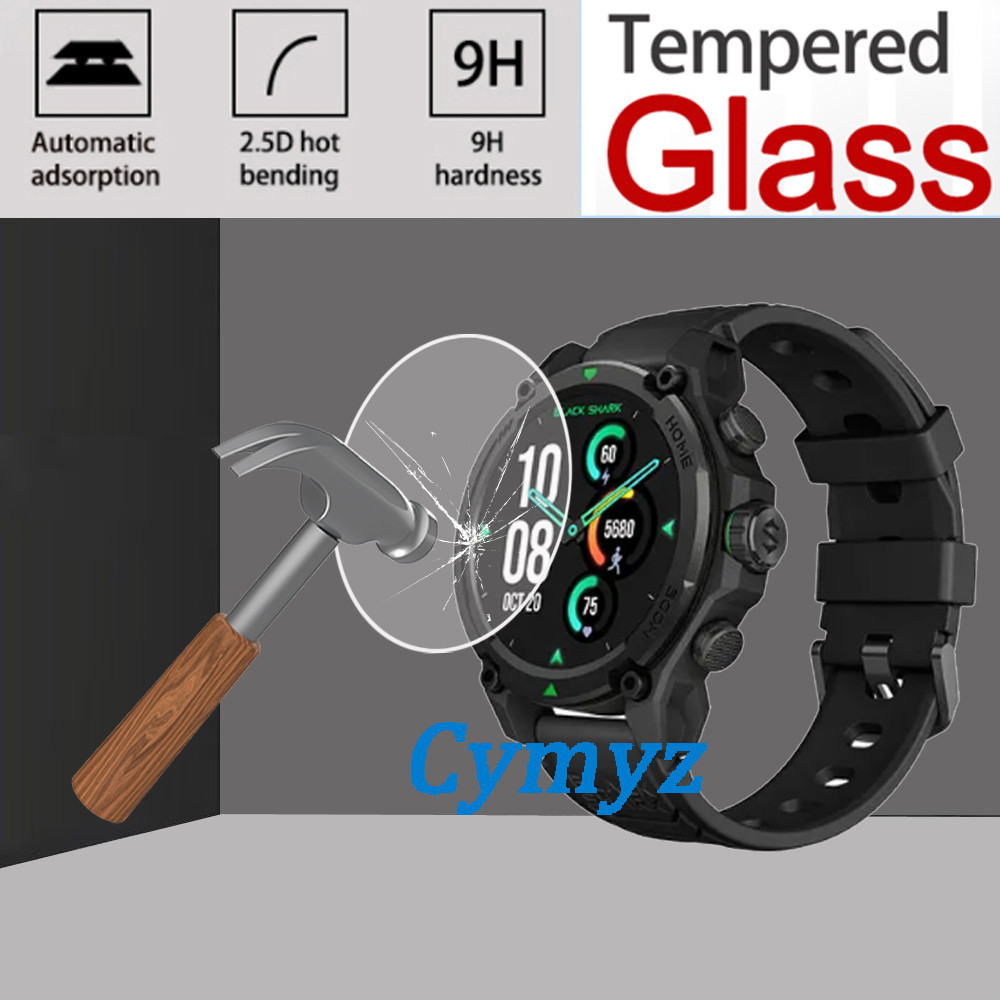 卡西歐 MDV106-1A 智能手錶鋼化玻璃屏幕保護膜硬玻璃智能手錶保護膜