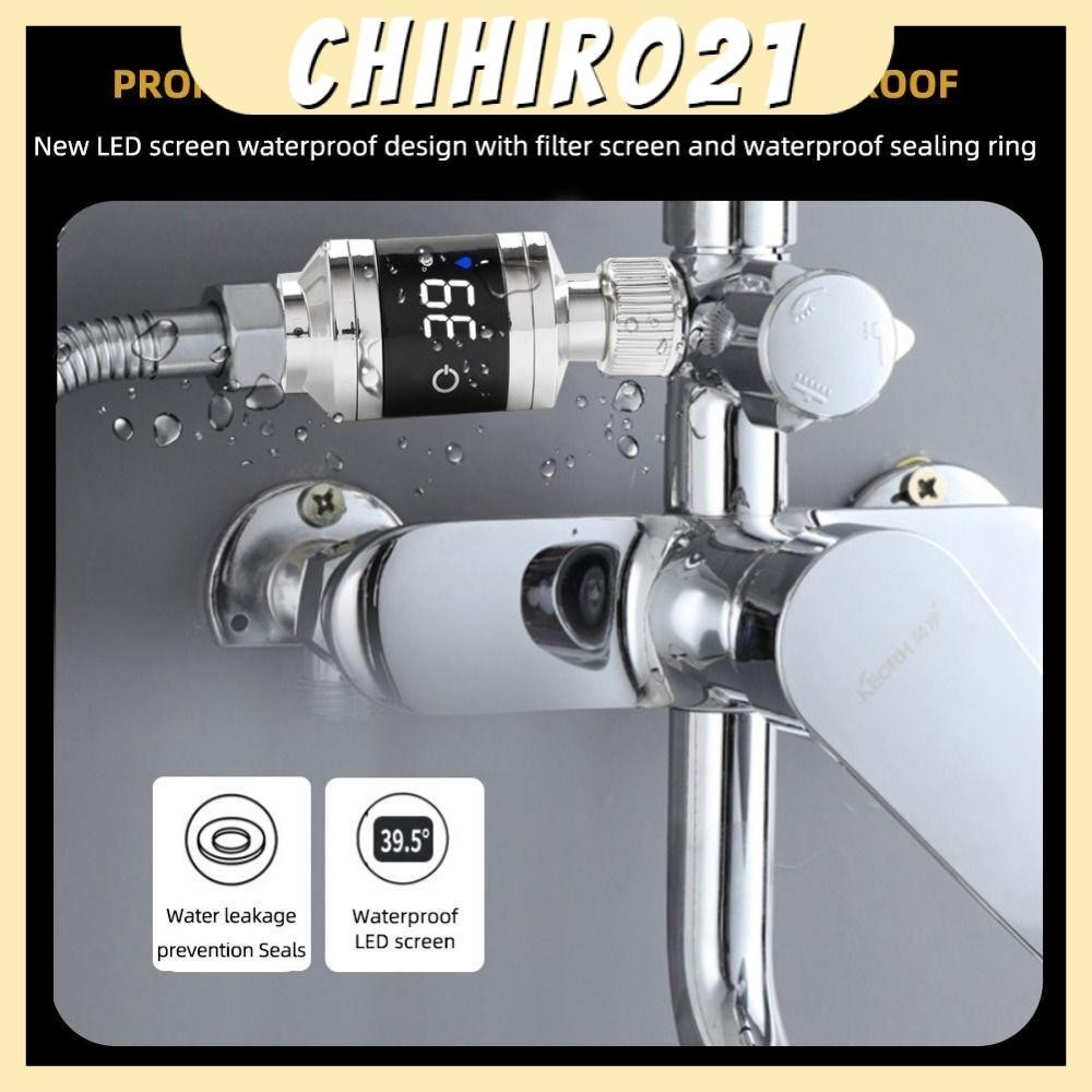 CHIHIRO21水溫計,數字顯示高精度水溫監測器,新建家庭浴室水龍頭淋浴溫度計
