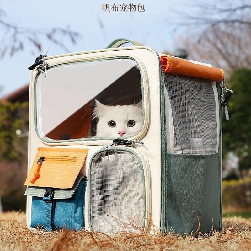 貓包外出便攜貓咪背包寵物後背包書包保暖坐車神器狗狗大容量貓箱