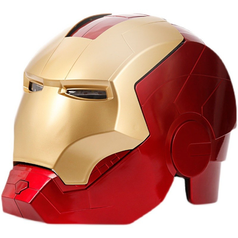 MAVEL漫威鋼鐵人頭盔 鋼鐵人面具可打開 1:1 發光鋼鐵人手套 模型cosplay道具