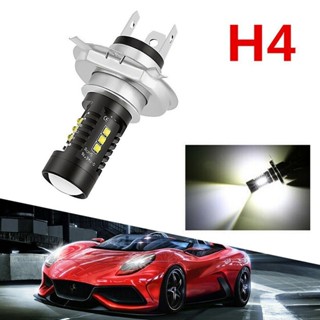 [熱銷] H4 9003 60W 1800LM 6000K 汽車 COB LED 轉換大燈燈泡高/低光束