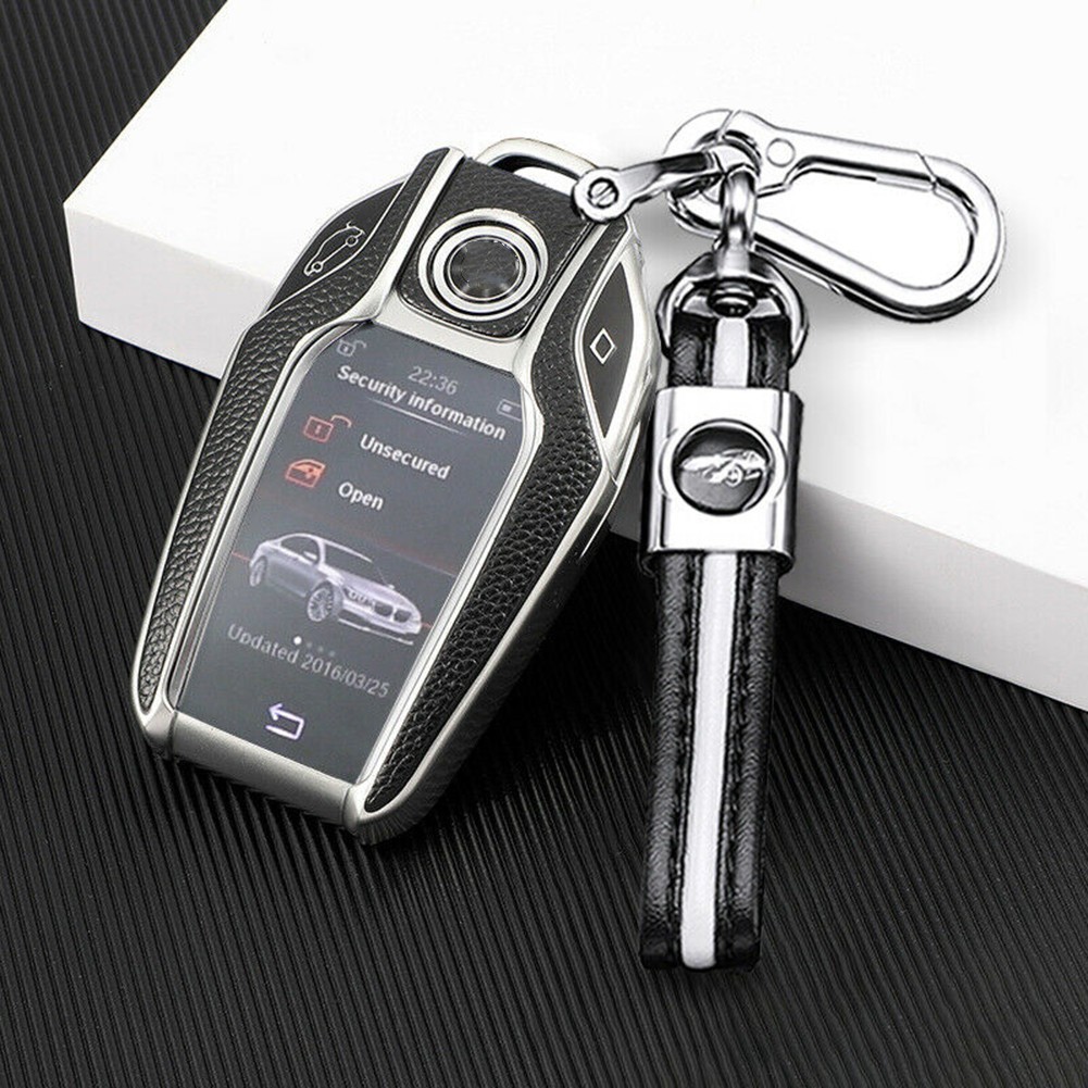 BMW 現貨❤ 適用於寶馬 7 系 740 5 系 G30 GT X3 的全 TPU 汽車展示鑰匙盒蓋 FOB