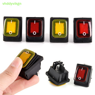 Vhdd 防水 4 針 12V LED 搖桿撥動開關瞬時汽車船船用開關 TW
