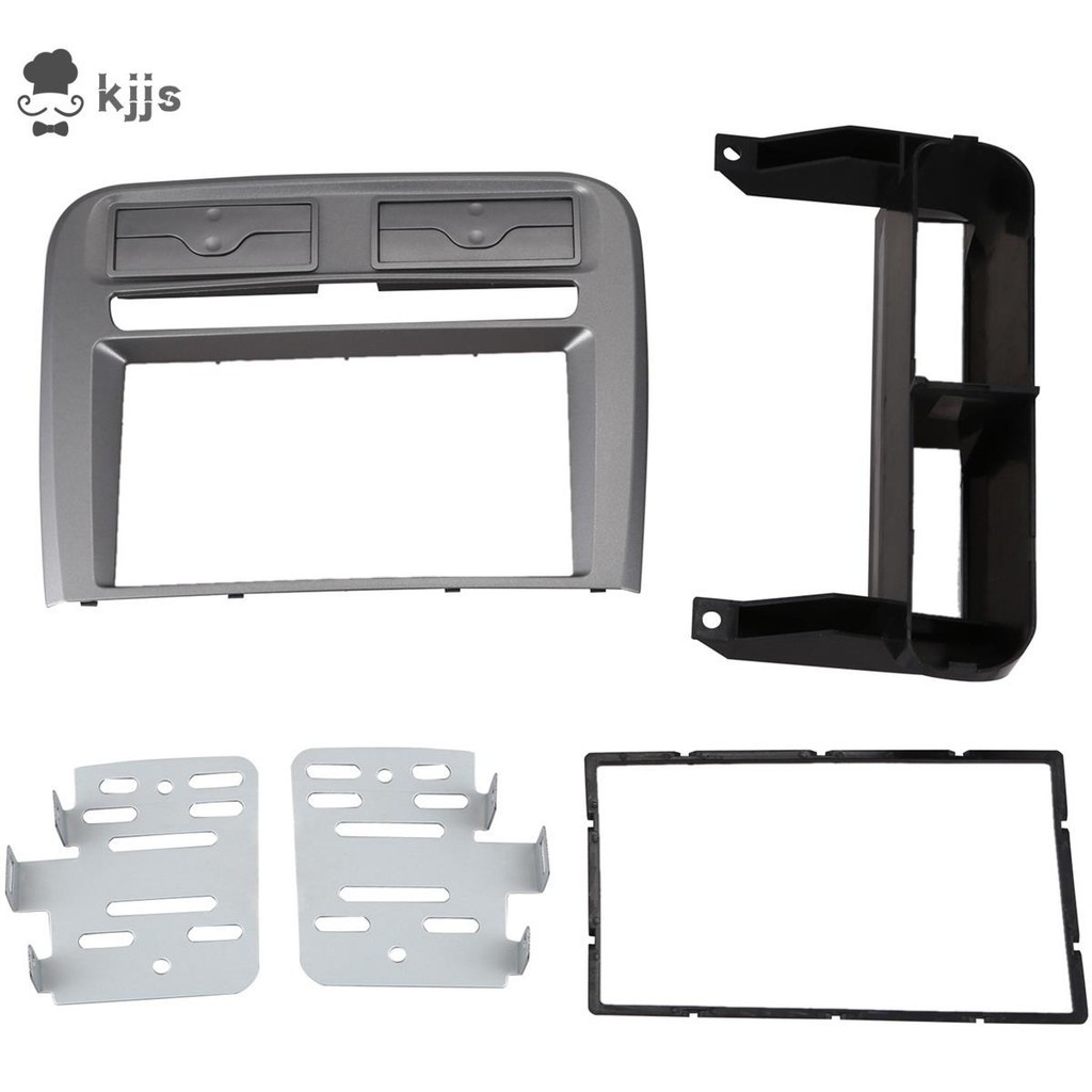 2 Din 汽車收音機面板適用於 Grand Punto 2005-2009 左輪儀表板安裝安裝裝飾框架立體聲套件