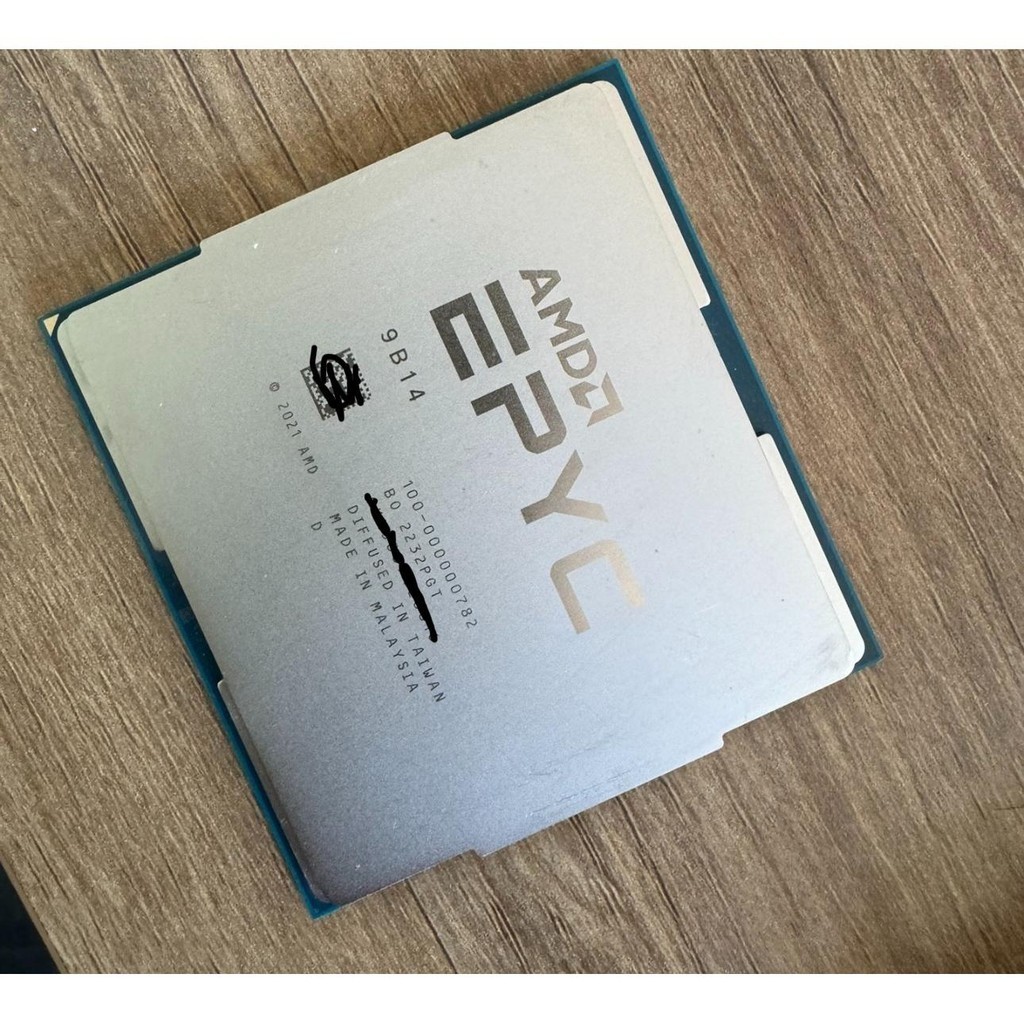 現貨 AMD EPYC 9B14 9754 9J14正式版 9654 ES 4代熱那亞 服務器CPU