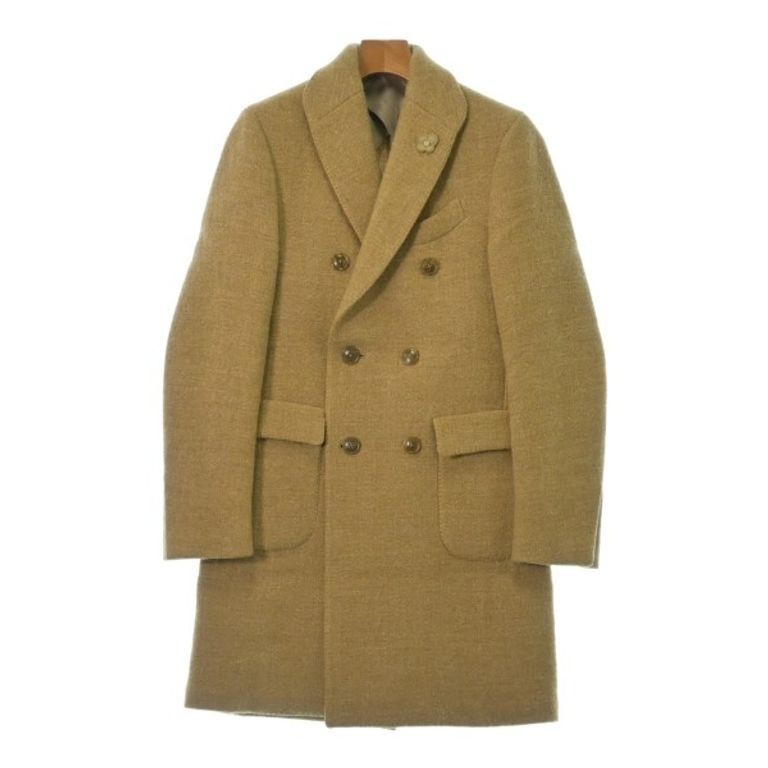 Lardini徹斯特大衣外套星型 米色 男性 日本直送 二手