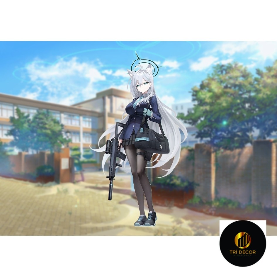 藍色檔案黑子/白子恐怖站立模型(藍色檔案)女學生主題