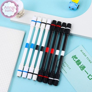 Annasun 1 支創意旋轉筆手指筆旋轉玩具成人兒童減壓旋轉中性筆防滑手旋轉器學生文具 HG