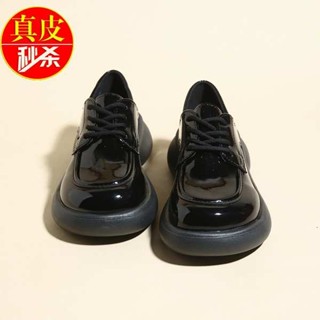 珍瑪莉鞋 福樂鞋 厚底福樂鞋 青蘊真皮厚底樂福鞋女2024新款鬆糕抽繩增高jk學院英倫小皮鞋單鞋