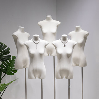 假人模特 女裝模特 服裝店展示架 服裝店扁身平胸半全身人偶假人體模型臺模特道具女裝櫥窗展示衣架
