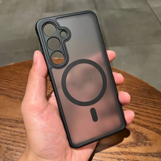 磨砂防指紋 磁吸保護殼 手機殼 適用三星Galaxy A56 A36 A26 A55 A35 S24 S25 EDGE