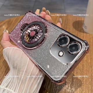 閃粉陀螺支架 四角強化透明殼 OPPO A5 Pro 5G手機保護殼 oppo a5 a3 pro a3x 防摔手機殼