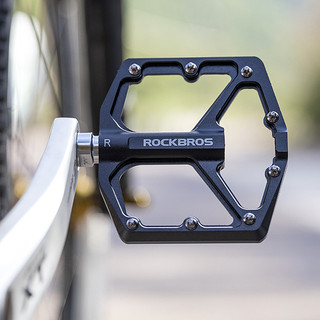 ROCKBROS洛克兄弟 山地車腳踏板 公路自行車腳蹬 騎行裝備配件 腳踏車腳踏板 腳踏板 培林防滑鋁合金腳蹬