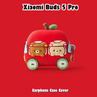XIAOMI 適用於小米 Buds 5 Pro 保護套軟矽膠防摔卡通耳機套 NO.2