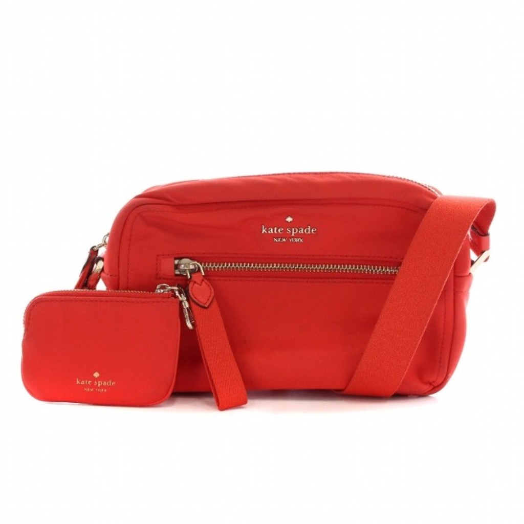 Kate Spade THEE M 肩背包 側肩包 紅色 日本直送 二手